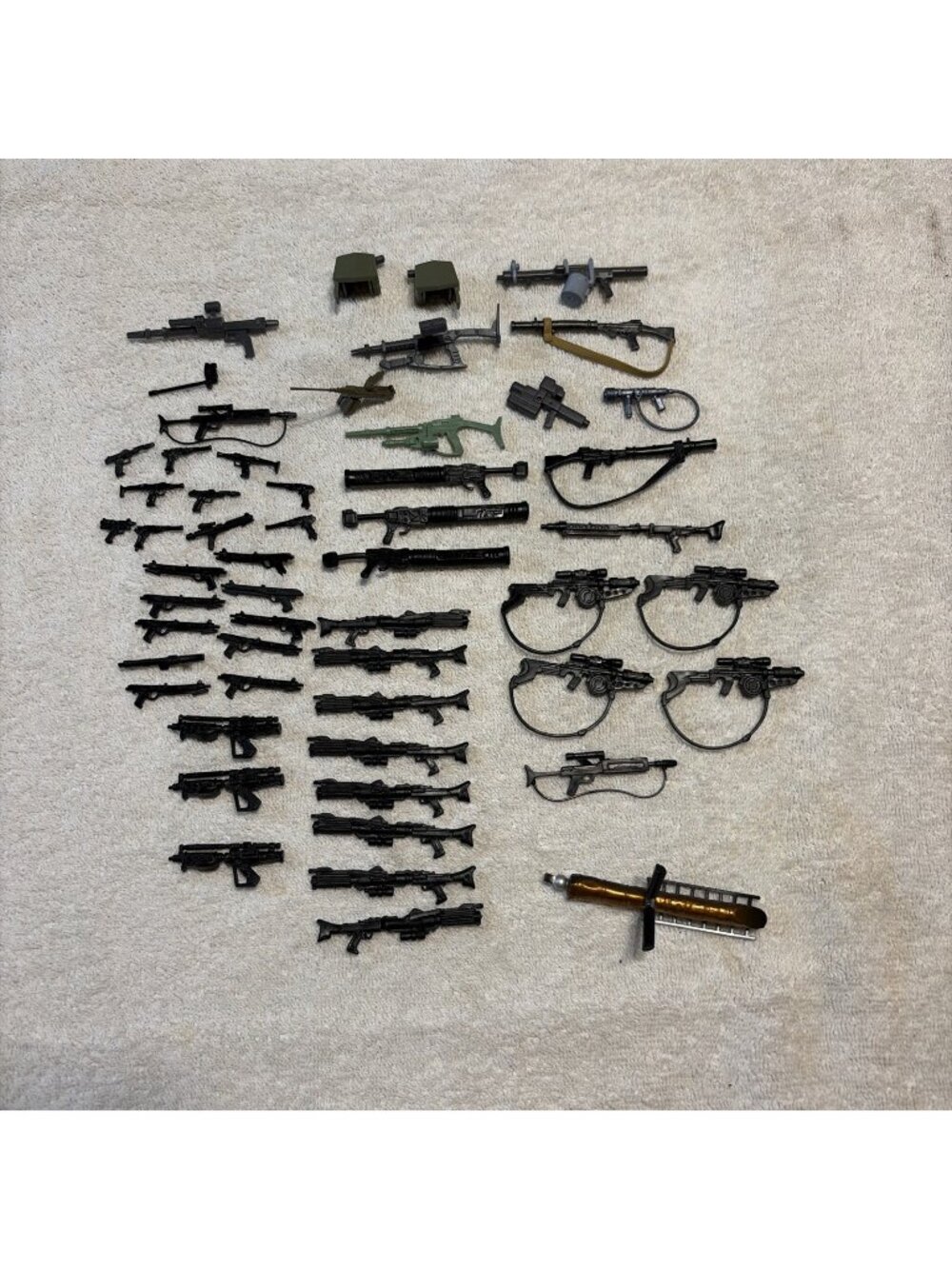 Vtg Lot Of 54 Star Wars Guns & Blasters Special Groups 4 Your Troops Collection